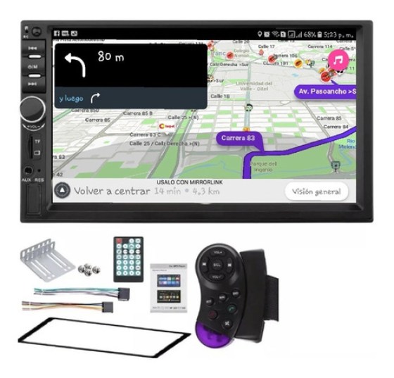 RADIO PANTALLA SENCILLO BLUETOOTH